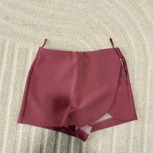 Zara Maroon Skort